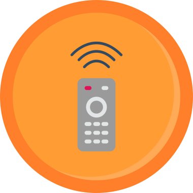 Bir uzaktan kontrolün vektör illüstrasyonu