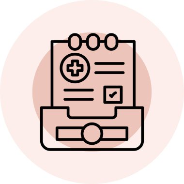 tıbbi simge vektör illüstrasyonu