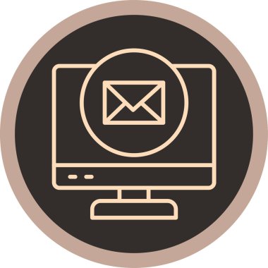 E- posta simgesi vektör illüstrasyonu