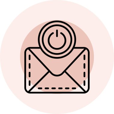 zarf mektup iletisi izole edilmiş ikon vektör illüstrasyon tasarımı