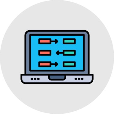 ağ paylaşım simgesi çizimi