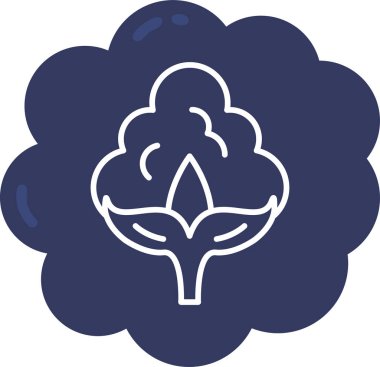 çiçek simgesi vektör illüstrasyonu