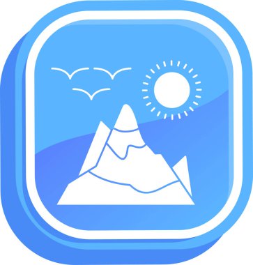 Modern simgenin vektör illüstrasyonu