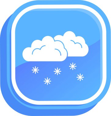 Bulut. Web simgesi basit illüstrasyon