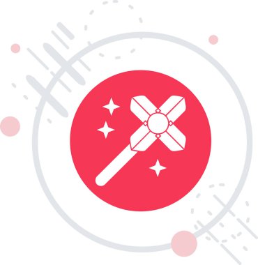 Ortaçağ kılıç simgesini beyaz arka planda izole ettim. Ortaçağ silahı. Renkli taslak konsepti. Vektör