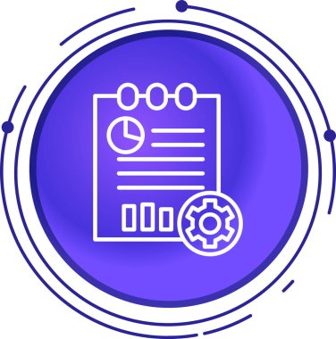 belge simgesi vektör illüstrasyonu