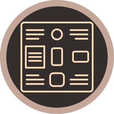 seo modern simgesinin vektör illüstrasyonu