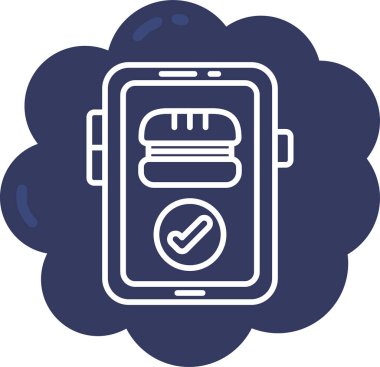 cep telefonu ikonu vektör illüstrasyonu