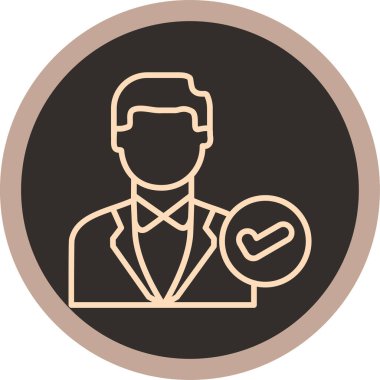 Bir kalp simgesinin vektör illüstrasyonu