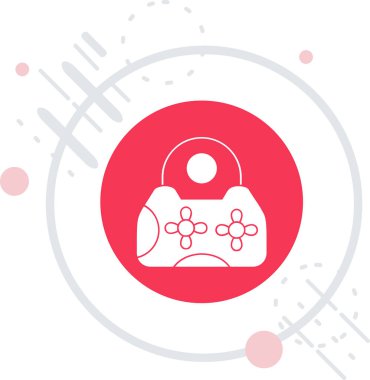 Beyaz çizgi hedef spor simgesi beyaz arkaplanda izole edildi. Atış mesafesi ya da atış mesafesi için sayıları olan temiz bir hedef. Kırmızı daire rastgele noktalar. vektör.