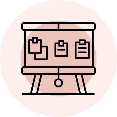 Modern simgenin vektör illüstrasyonu