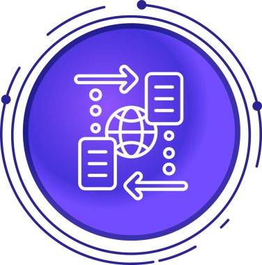 seo modern simgesinin vektör illüstrasyonu