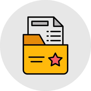 dizin düz simgesi, vektör illüstrasyonu