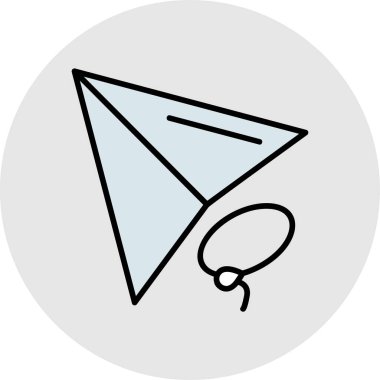 bayrak ikonu vektör illüstrasyonu