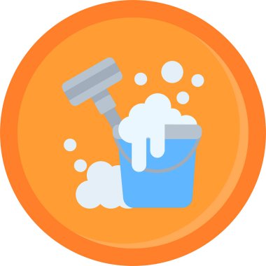 Kova. Web simgesi basit illüstrasyon