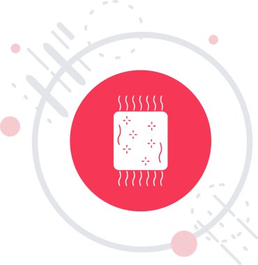 Meteoroloji çizgisi termometresi beyaz zemin üzerinde izole edilmiş ısı ve soğuk ikonu ölçüyor. Termometre termometresi sıcak ya da soğuk hava gösteriyor. Renkli taslak konsepti. Vektör.