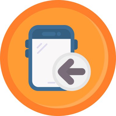 - Telefon. Web simgesi basit illüstrasyon