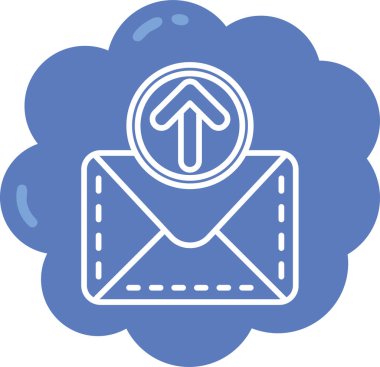 E-posta. Web simgesi basit tasarım