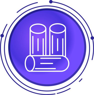 vektör tüp simgesi, vektör illüstrasyonu