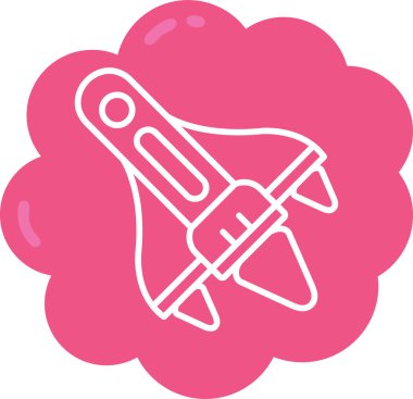 Hava aracı simgesi. Web için hava helikopteri vektör simgelerinin özet çizimi