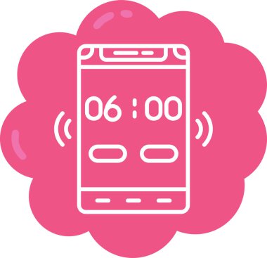 Akıllı telefon. Web simgesi basit illüstrasyon