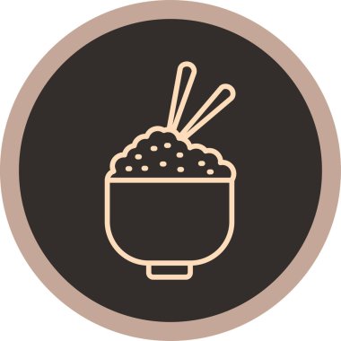 Gıda simgesinin vektör illüstrasyonu