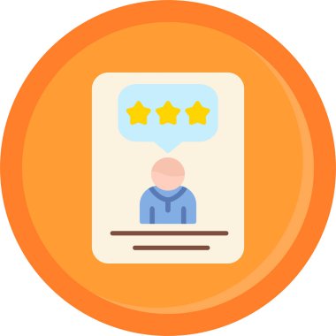 Simge vektör illüstrasyonunu gözden geçir