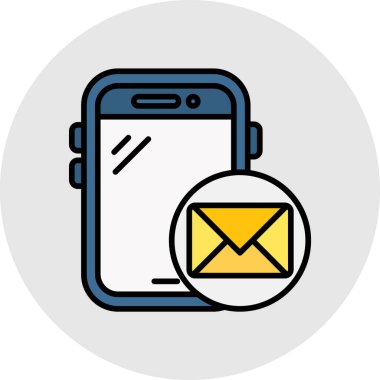 e- posta iletisi vektör illüstrasyonu