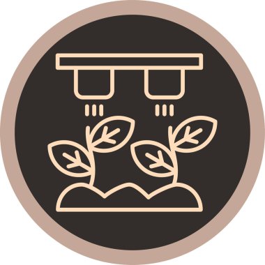 Ağaç simgesinin vektör illüstrasyonu