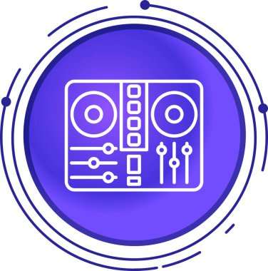 Hat Stereo hoparlörü simgesi beyaz arkaplanda izole edildi. Ses sistemi hoparlörleri. Müzik ikonu. Müzikal sütun hoparlörü. Renkli taslak konsepti. Vektör.