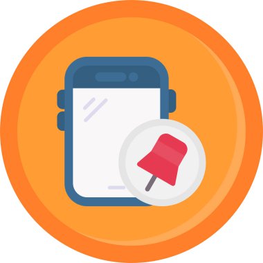 akıllı telefon simgesi vektör illüstrasyonu