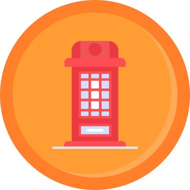 - Telefon. Web simgesi basit illüstrasyon