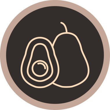 Gıda simgesinin vektör illüstrasyonu