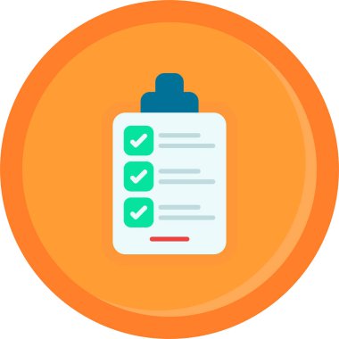 Kontrol listesi. Basit ağ simgesi