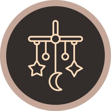 Modern simgenin vektör illüstrasyonu