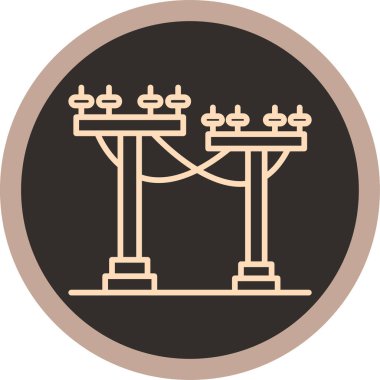 Modern b 'nin vektör illüstrasyonu eksik simgesi