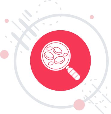 Uzun gölgeli, top ikonlu beyaz çizgi beyzbol sopası. Çember düğmesi. vektör.