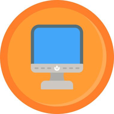 bilgisayar izleyici vektör simgesi