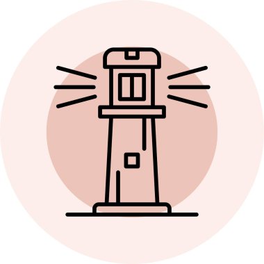 fener simgesi vektör illüstrasyonu