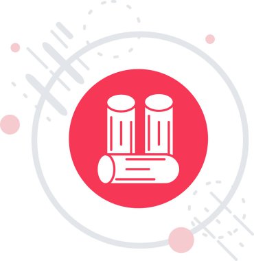 Gri çizgi çubuk simgesi beyaz arkaplanda izole edildi. Müzik ekipmanları. vektör