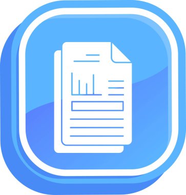 kağıt belge simgesi, basit biçim