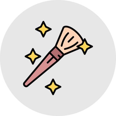 fırça. Web simgesi basit illüstrasyon