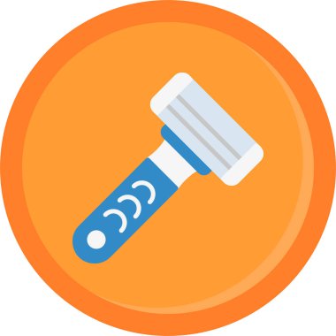 Çekiç. Web simgesi basit illüstrasyon