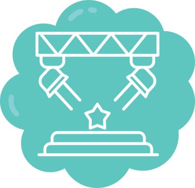 Modern b 'nin vektör illüstrasyonu eksik simgesi