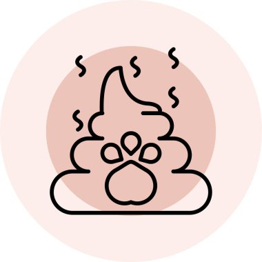 Çizgi film simgesinin vektör çizimi