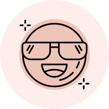 Avatar simgesi, vektör illüstrasyonu