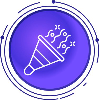 çizgi koni ve dondurma ikonu beyaz arka planda izole. Koni sembolü. Renkli taslak konsepti. vektör