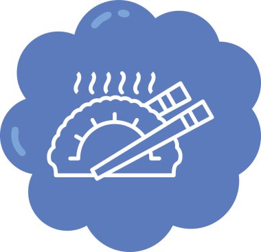 Çizgi film simgesinin vektör çizimi