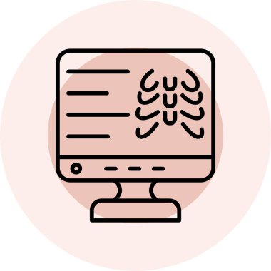 Modern b 'nin vektör illüstrasyonu