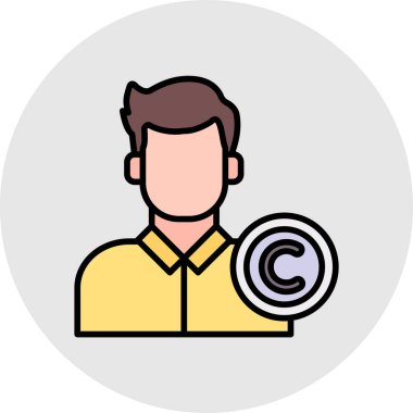 telif hakkı fikri mülkiyet simgesi - özet biçimi